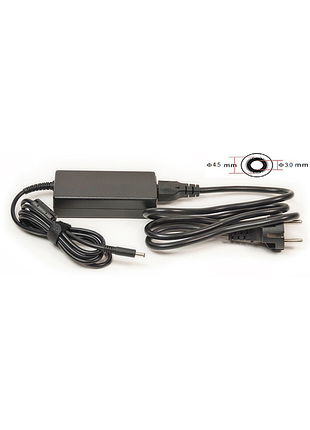 Блок живлення для ноутбуків powerplant dell 220v, 19.5v 65w 3.34a (4.5*3.0)