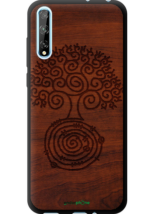 Чехол на huawei p smart s узор дерева "4119b-1813-8094", чехол для телефона