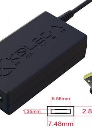 Блок живлення до ноутбука lenovo 12v 3a 36w square tip 7.50x2.89mm (no pin) (kolega-power (a)) 12 міс.гар.