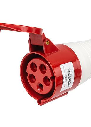 Портативная розетка hismart 32a 3p+pe+n 380v ip44 (225)