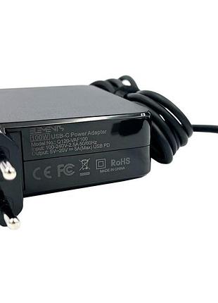 Блок питания для ноутбука usb type-c 100w elements (q120-vaf100) 2