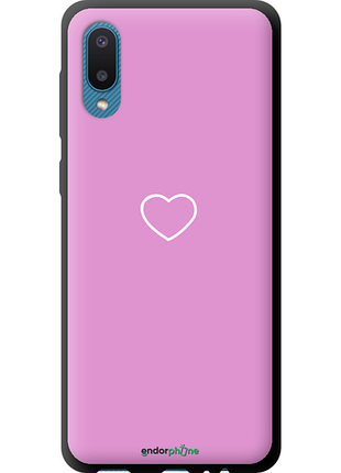 Чехол на samsung galaxy a02 a022g сердце 2 "4863b-2260-8094"