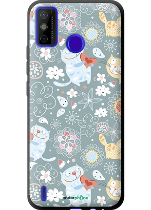 Чехол на tecno spark 6 go ke5 котята v3 "1223b-2452-8094", чехол для телефона
