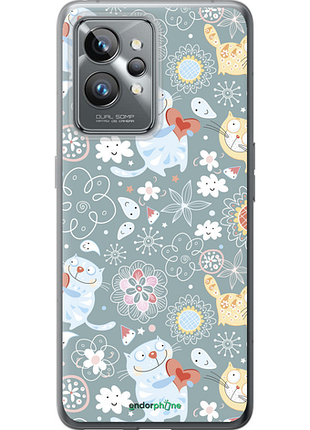 Чехол на realme gt2 pro котята v3 "1223u-2566-8094"