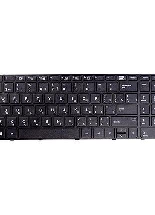 Клавиатура для ноутбука hp 450 g3, 470 g3 черный, черный фрейм