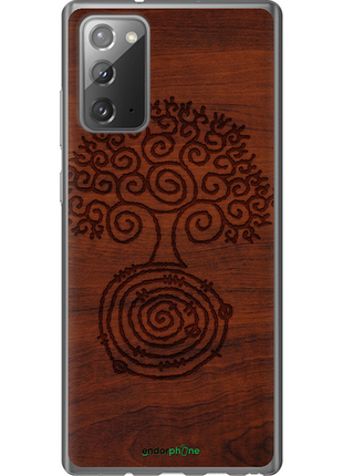 Чехол на samsung galaxy note 20 узор дерева "4119u-2036-8094", чехол для телефона