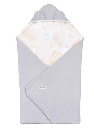 Покривало lionelo travel swaddle blanket grey ballon