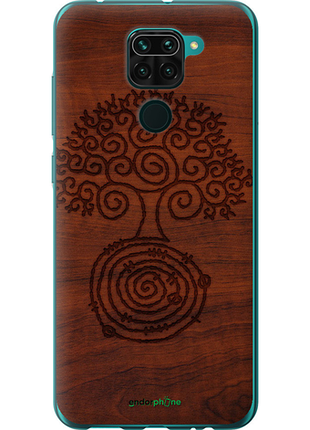 Чехол на xiaomi redmi note 9 узор дерева "4119u-2017-8094"