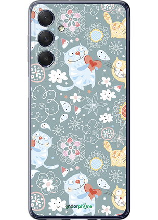 Чехол на samsung galaxy m54 котята v3 "1223u-3039-8094", чехол для телефона
