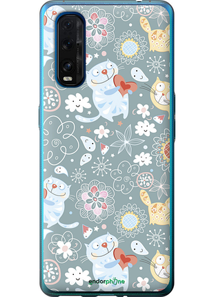 Чехол на oppo find x2 котята v3 "1223u-1891-8094", чехол для телефона