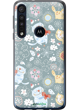 Чехол на motorola one macro котята v3 "1223u-1812-8094", чехол для телефона