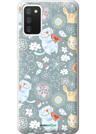 Чехол на samsung galaxy a02s a025f котята v3 "1223u-2203-8094"