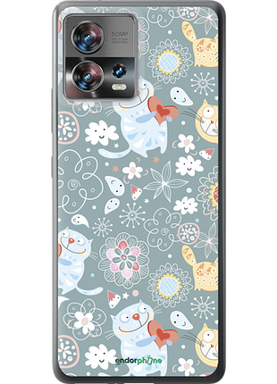Чехол на motorola edge 30 fusion 5g котята v3 "1223u-3198-8094", чехол для телефона