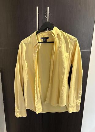 Сорочка ralph lauren жовта жіноча