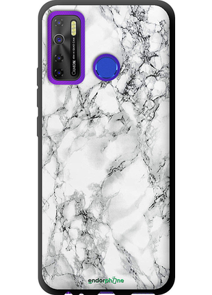 Чехол на tecno spark 5 pro kd7 мрамор белый "4480b-2445-8094", чехол для телефона