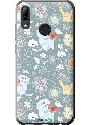 Чехол на huawei p smart 2019 котята v3 "1223u-1634-8094", чехол для телефона