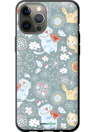 Чехол на iphone 12 pro max котята v3 "1223b-2054-8094"