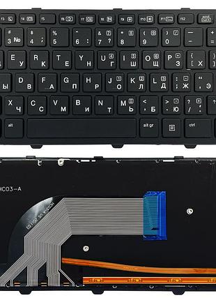 Клавіатура hp probook 430 g2 440 g0 440 g1 440 g2 445 g1 445 g2 чорна підсвітка original prc