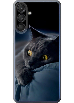 Чехол на samsung galaxy m55s дымчатый кот "825u-3868-851"