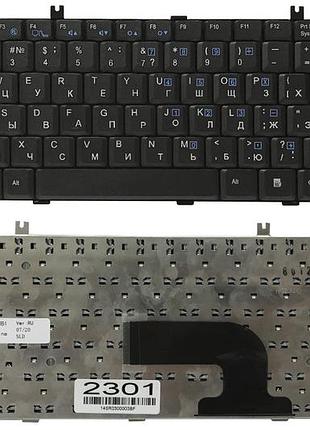 Клавіатура fujitsu amilo la1703 la1705 чорна original prc (k020626b1)