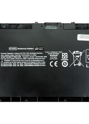 Аккумулятор powerplant для ноутбуков hp elitebook folio 9470m (bt04xl, hp9470pb) 14.8v 3500mah