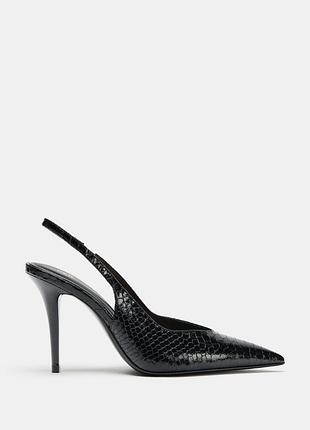 Туфли с принтом zara 2