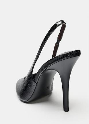 Туфли с принтом zara 4