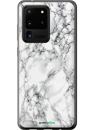 Чехол на samsung galaxy s20 ultra мрамор белый "4480u-1831-8094"