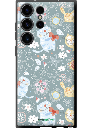 Чехол на samsung galaxy s23 ultra котята v3 "1223b-2906-8094"