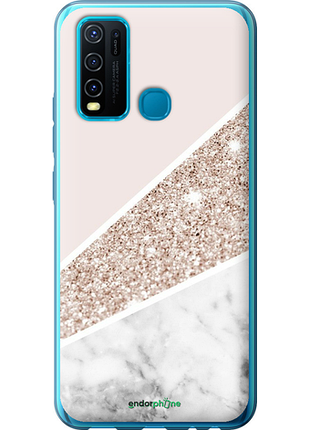 Чехол на vivo y30 пастельный мрамор "4342u-2154-8094", чехол для телефона