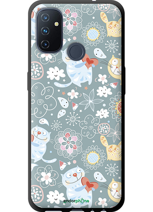 Чехол на oneplus nord n100 котята v3 "1223b-2130-8094", чехол для телефона