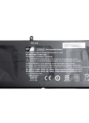 Аккумулятор powerplant для ноутбуков hp envy 15t-ae series (lp03xl) 11.4v 3600mah