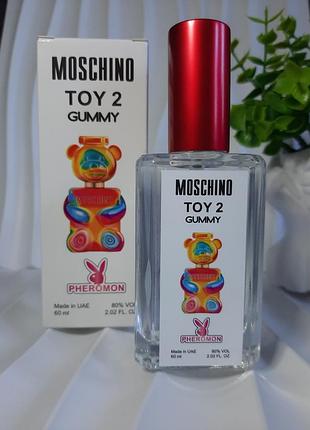 Легкий фруктово-солодкий аромат moschino toy 2 gummy тестер 60 мл