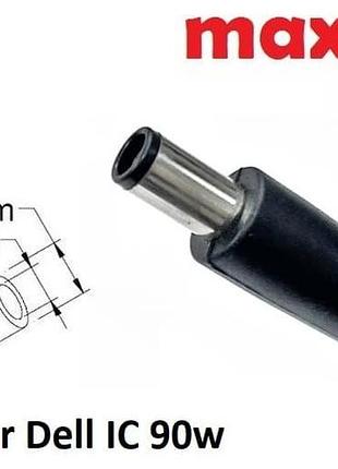 Dc кабель до блоку живлення 7.4x5.0mm (+pin) (+чип ic dell 90w) (5a) (1.2m) (a class) 1 день гар.