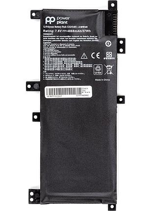 Аккумулятор powerplant для ноутбуков asus x455 (c21in401) 7.6v 4868mah