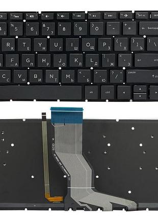 Клавіатура для hp pavilion 15-ab 15-ak 15-au 15-ar 15-aq 15-aw 15-bc 15-bk 17-ab 17-g envy m6-ar чорна без рамки прямий enter