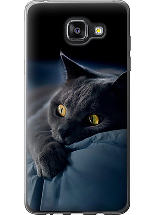 Чехол на samsung galaxy a5 (2016) a510f дымчатый кот "825u-158-851"