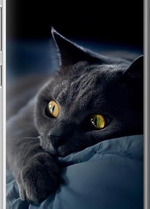 Чехол на xiaomi redmi 5a дымчатый кот "825u-1133-851"