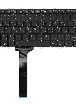 Клавиатура для ноутбука asus eee pc 1015 черная, без фрейма