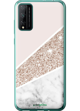 Чохол на huawei honor play 4t pro пастельний мармур "4342u-1914-8094"
