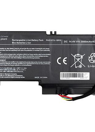 Аккумулятор powerplant для ноутбуков toshiba satellite l55 (pa5107u-1brs, ta5107p9) 14.4v 3000mah