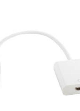 Кабель-переходник powerplant hdmi - displayport, 0.15м