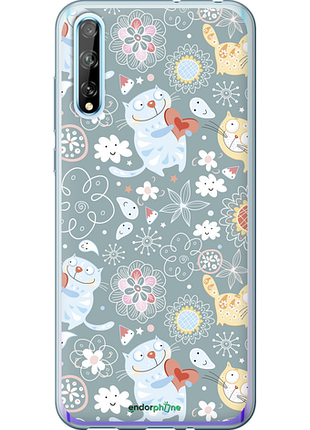Чехол на huawei p smart s котята v3 "1223u-1813-8094", чехол для телефона