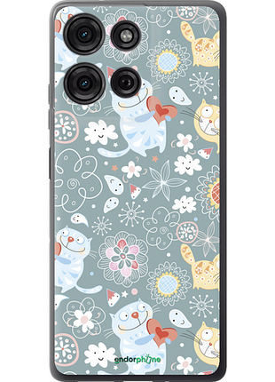 Чехол на motorola moto g75 5g котята v3 "1223u-3890-8094", чехол для телефона