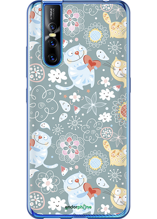 Чехол на vivo v15 pro котята v3 "1223u-1763-8094", чехол для телефона
