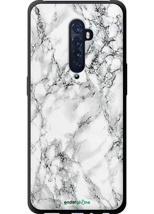 Чохол на oppo reno 2 мармур білий "4480b-1864-8094", чохол для телефона