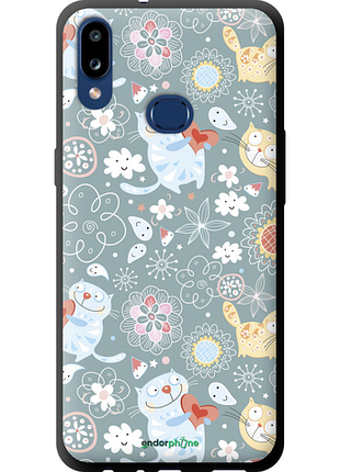 Чехол на samsung galaxy a10s a107f котята v3 "1223b-1776-8094"