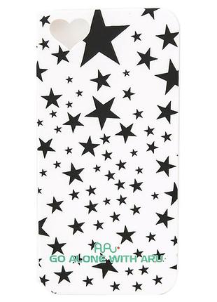 Чехол aru для iphone 5/5s/5se twinkle star white
