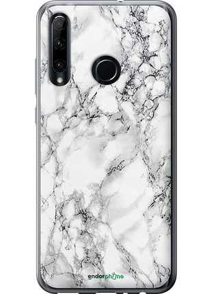 Чехол на huawei honor 20 lite мрамор белый "4480u-1832-8094", чехол для телефона