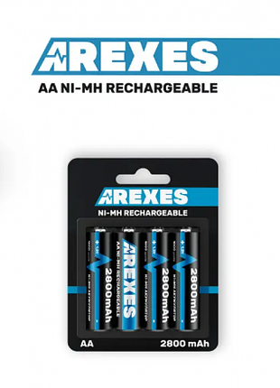 Аккумулятор аа arexes (2800mah) 1.2v (ni-mh) пальчик